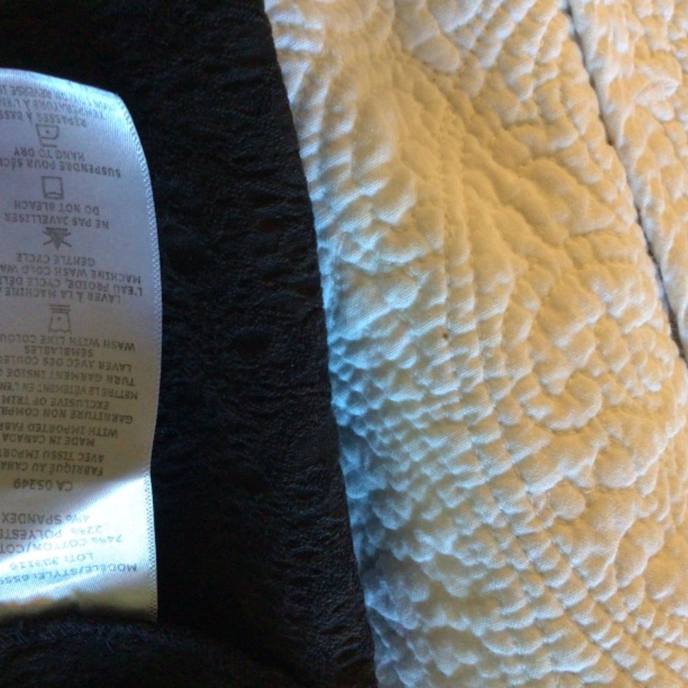 Black structured Legging Slacks - Picture 4 of 5